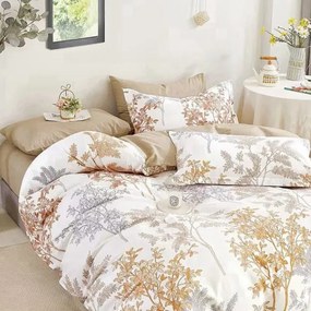 Beauty Home Σετ παπλωματοθήκη υπέρδιπλη Art 12602 Rossi 23x250 Εκρού,Μπεζ