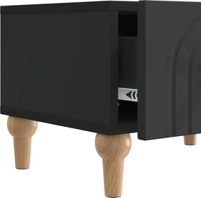 vidaXL Ντουλάπι TV Μαύρο 147 x 34,5 x 30 εκ Επεξεργασμένο Ξύλο