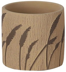 Κασπώ Ανάγλυφα Στάχια 06-00-24536 Φ17,5x16cm Terracotta-Brown Marhome Κεραμικό