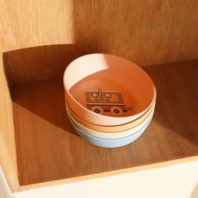 Nuuroo Villum PLA βαθύ πιάτο 2-pack - Cream Mix
