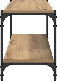 vidaXL Ντουλάπι TV 2 επιπέδων 100x33x41εκ. Artisan Oak