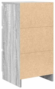Ντουλάπι Γκρι Sonoma 37,5x35x76 εκ. Ξύλινο μηχανουργικό ξύλο 861729