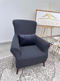Stewehome Κάλυμμα πολυθρόνας από βελούδο για μονή πολυθρόνα πλενόμενο 60x80 cm