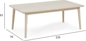 Nyborg Coffee Table 125x70 White Oil
