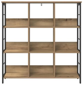 vidaXL Ράφι Βιβλίων Artisan Oak 102 x 32 x 104,5 εκ.