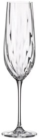 Ποτήρι Σαμπάνιας Κολωνάτο 270ml Crystal Bohemia Uria Optic