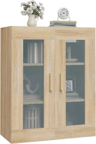 vidaXL Κρεμαστό Ντουλάπι Τοίχου Sonoma Δρυς 69,5x34x90 εκ Επεξ. Ξύλο