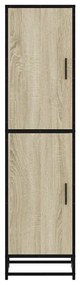 vidaXL Highboard Sonoma Oak Κατασκευασμένο ξύλο και μέταλλο