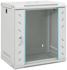 vidaXL Καμπίνα Δικτύου Επιτοίχια 12U 19&#039;&#039; IP20 53x40x60 εκ.