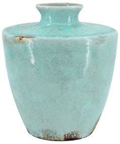 Βάζο Διακοσμητικό Annie 0185 24x17x29cm Light Blue Artekko Κεραμικό