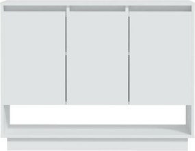 vidaXL Συρταριέρα Λευκή 97x31x75 εκ. από Επεξεργασμένο Ξύλο