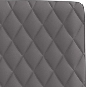 vidaXL Καρέκλες Τραπεζαρίας 2 τεμ. Γκρι Δερματίνη