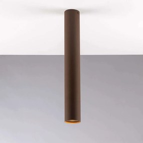 Φωτιστικό Οροφής - Πλαφονιέρα Fluke I-FLUKE-PL40 BRO 1xGU10 Φ5,5cm 40cm Rust Luce Ambiente Design Μέταλλο