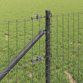 vidaXL Ευρωπαϊκός Φράκτης με Ακίδες 10 x 1 m PVC-Επικαλυμμένο Ατσάλι