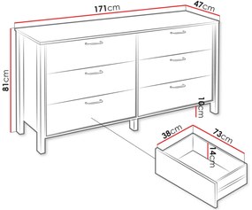 Συρταριέρα Indygo plus-Ladi