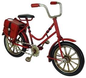 Διακοσμητικό Ποδήλατο 796175 16x5x10cm Red Ankor Μέταλλο