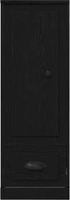 vidaXL Highboard Μαύρη Οξυά 36 x 35.5 x 103.5 εκ. Επεξεργασμένο ξύλο