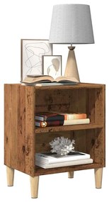 Κομοδίνα 2 τεμάχια Παλιό ξύλο 40x30x50 cm Κατασκευασμένο ξύλο