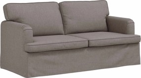 vidaXL Καναπές 140cm Taupe Μέταλλο