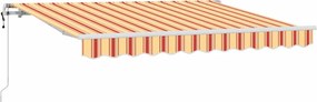 vidaXL Σκηνίτσα Αναδιπλούμενη Κίτρινο 350 x 200 cm ύφασμα