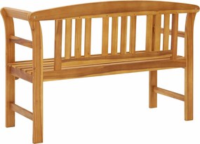 vidaXL Παγκάκι Ρόδου 1 -θέσιο 114 cm Solid acacia wood Natural