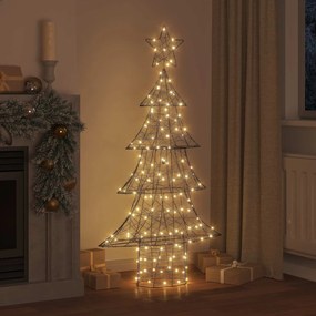 vidaXL Χριστουγεννιάτικο Δέντρο 160 LED Θερμό λευκό 150 cm Ρατάν