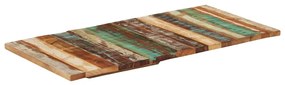 vidaXL Επιφάνεια Τραπεζιού Ορθ. 60x120 εκ 25-27 χιλ Μασίφ Ανακ. Ξύλο