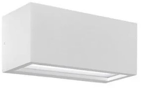 Απλίκα Φωτιστικό Τοίχου E27 11x25x11cm IP54 Amigo Eurolamp-145-20638-Λευκό 145-20638