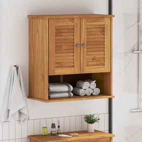 vidaXL Τοίχου Ντουλάπα Μπάνιου καφέ μελί 67.5 x 34 x 71.5 εκ.