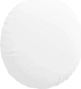 vidaXL Μαξιλάρια καθισμάτων 2 pcs Λευκό Ø50 x 19 εκ ύφασμα