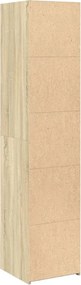 vidaXL Ντουλάπι Sonoma Δρυς 40x41x185 εκ. Επεξεργασμένο Ξύλο