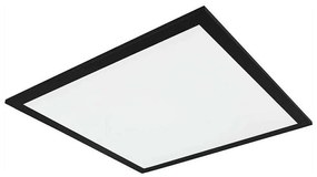 Φωτιστικό Οροφής - Πλαφονιέρα Alpha R62324532 18W Led 45x45x5cm Black Mat RL Lighting Μέταλλο