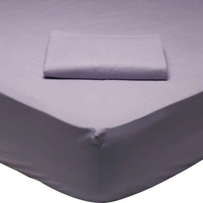 Σεντόνι Με Λάστιχο 1009 Lila Das Home Μονό 100x200cm Με Λάστιχο 100% Cotton