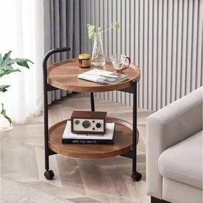 Βοηθητικό τραπεζάκι τρόλεϊ διώροφο - 64209 - 915282