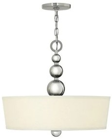 Κρεμαστό Φωτιστικό Οροφής 3xE27 Zelda Elstead Lighting-HK-ZELDA-P-B-PN-Νίκελ Ματ HK-ZELDA-P-B-PN