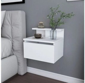 Κομοδίνο επιτοίχιο Arsen Megapap λευκό 39,8x31,9x35εκ. GP052-0140,3-GP052-0140,3-Λευκό GP052-0140,3