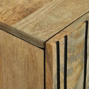 vidaXL Πλαϊνό Γραφείο Καφέ 90 x 33 x 75 εκ Μασίφ ξύλο μάνγκο