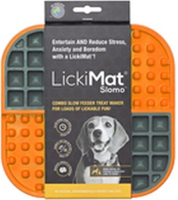 Ταΐστρα σκύλων Lickimat Dog Slomo Orange πολυπροπυλένιο TPR