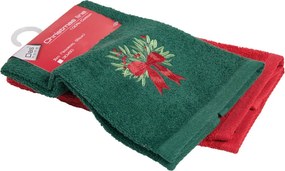 Χριστουγεννιάτικες Πετσέτες (Σετ 2τμχ) Das Home Christmas 0908 Green
