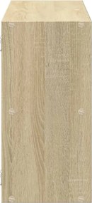 vidaXL Ράφι Τοίχου Sonoma Δρυς 100x25x50 εκ. Επεξεργασμένο Ξύλο