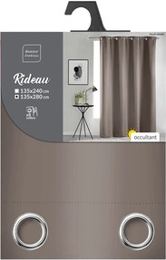 Κουρτίνα blackout Occult Douceur d'intérieur - 135x280cm - Καφέ