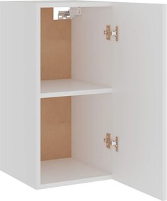 vidaXL Κρεμαστό Ντουλάπι "Lyon" Λευκό 29,5x31x60 εκ. από Τεχνητό Ξύλο