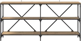 vidaXL Τραπέζι κονσόλας Artisan Oak 160 x 30 x 75 εκ