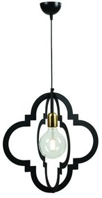 Κρεμαστό Φωτιστικό Οροφής Ε27 130x45 Arkolight-773-42/1-Μαύρο-Χρυσό 773-42/1