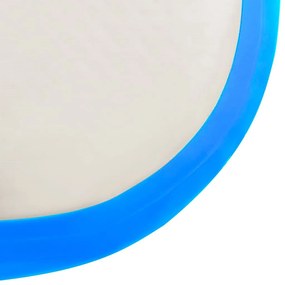 Στρώμα Ενόργανης Φουσκωτό Μπλε 600 x 100 x 20 εκ. PVC με Τρόμπα - Μπλε