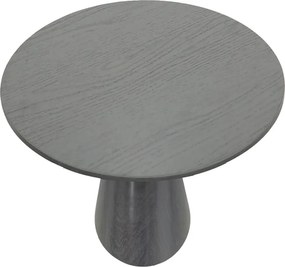 Tραπέζι Donda pakoworld mdf μαύρο Φ100x76εκ