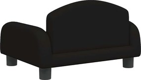 vidaXL Κρεβάτι Σκύλου Μαύρο 50 x 40 x 30 εκ. Υφασμάτινο