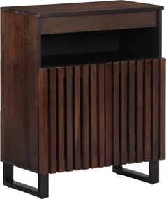 vidaXL Ντουλάπι Καφέ 60 x 34 x 75 εκ. από Μασίφ Ξύλο Μάνγκο