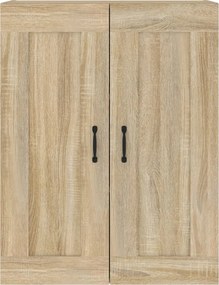 vidaXL Ντουλάπι Τοίχου Κρεμαστό Sonoma Δρυς 69,5 x 32,5 x 90 εκ.