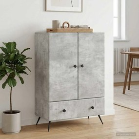 vidaXL Πλαϊνό γραφείο Γκρι Σκυροδέματος 66 x 34,5 x 95 εκ.